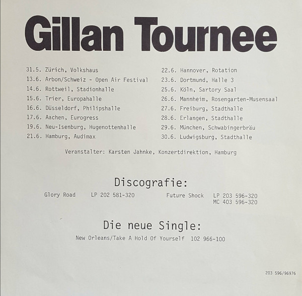 Gillan - Future Shock | Virgin (203 596-320) - 8