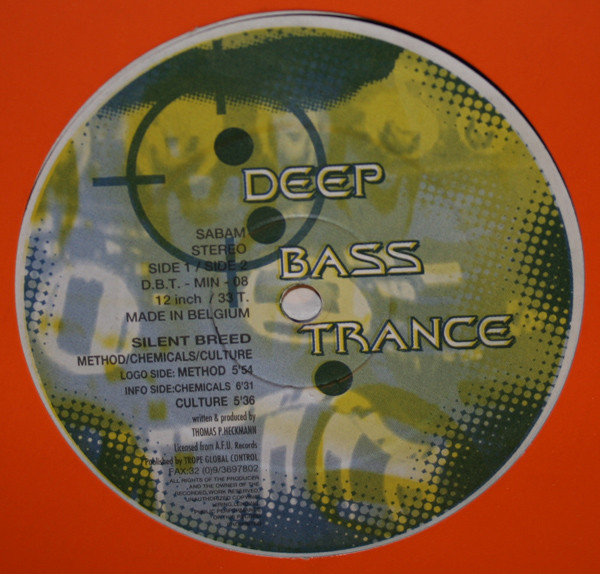 Silent Breed - Method / Chemicals / Culture | Deep Bass Trance (D.B.T. MIN - 08) - main