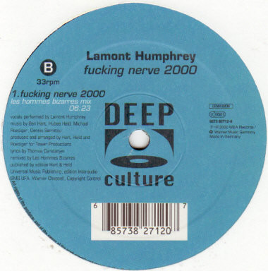 Lamont Humphrey - Fucking Nerve 2000 | Deep Culture (8573 82712-0) - 2 Lamont Humphrey - Fucking Nerve 2000 | Deep Culture (8573 82712-0) - 2