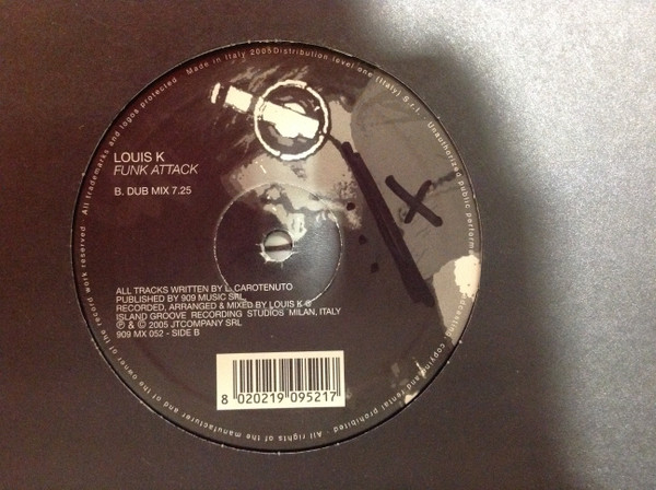 Louis K - Funk Attack | 909 Records (909 MX 052) - 2