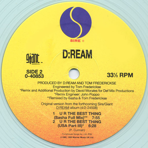D:Ream - U R The Best Thing | Sire (0-40853) - 3 D:Ream - U R The Best Thing | Sire (0-40853) - 3