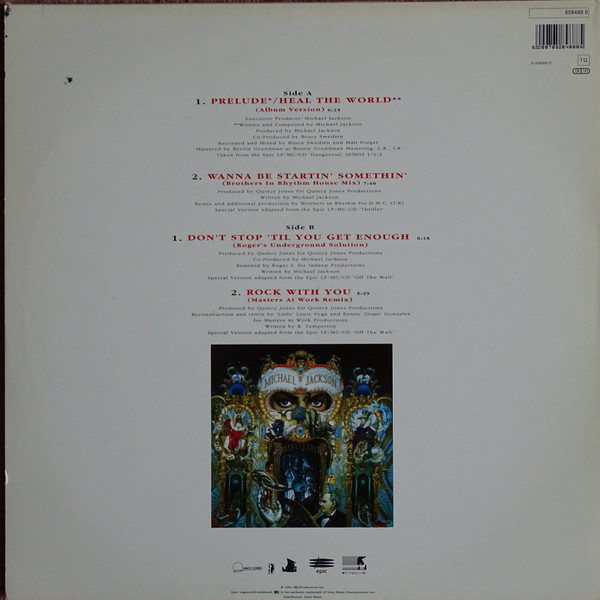 Michael Jackson - Heal The World | Epic (658488 8) - 3