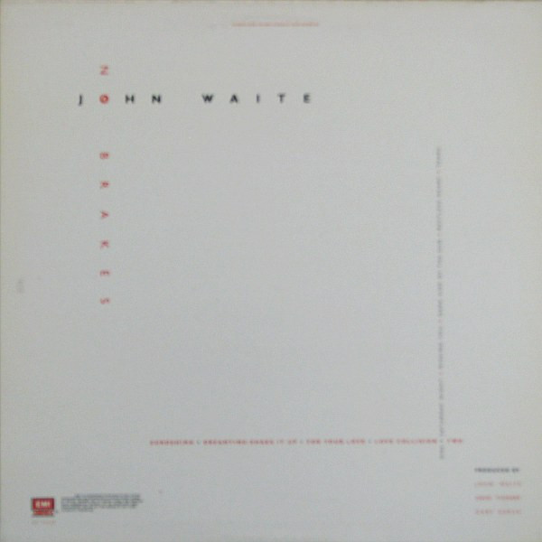 John Waite - No Brakes | EMI America (ST-17124) - 2