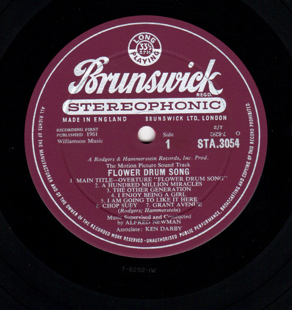 The Motion Picture Sound Track - Rodgers & Hammerstein's Flower Drum Song