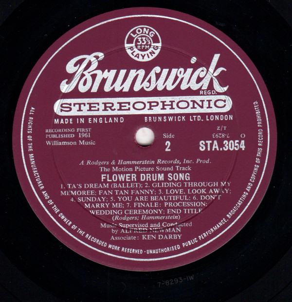 The Motion Picture Sound Track - Rodgers & Hammerstein's Flower Drum Song