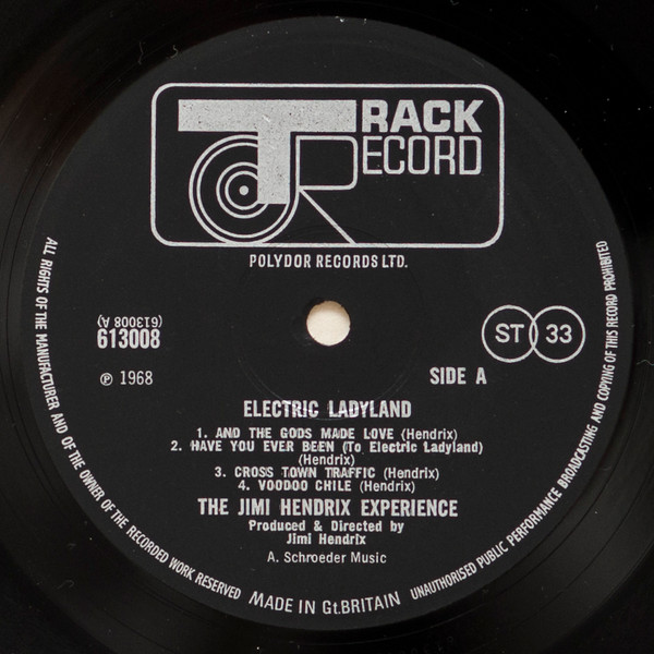 The Jimi Hendrix Experience - Electric Ladyland | Track Record (613008/9) - 6