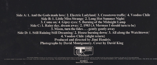 The Jimi Hendrix Experience - Electric Ladyland | Track Record (613008/9) - 10