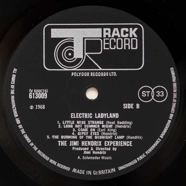 The Jimi Hendrix Experience - Electric Ladyland | Track Record (613008/9) - 8