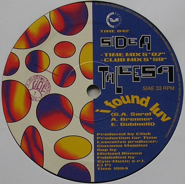 Taleesa - I Found Luv | TIME (TIME 042) - 3 Taleesa - I Found Luv | TIME (TIME 042) - 3