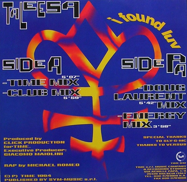 Taleesa - I Found Luv | TIME (TIME 042) - 2 Taleesa - I Found Luv | TIME (TIME 042) - 2