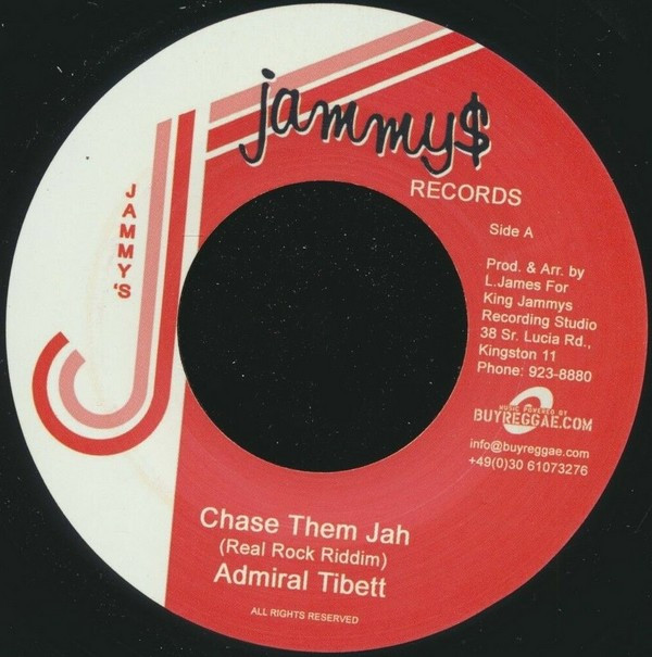 Admiral Tibett / Pad Anthony - Chase Them Jah / Serious Thing | Jammy's Records (JAMEU003) - 2 Admiral Tibett / Pad Anthony - Chase Them Jah / Serious Thing | Jammy's Records (JAMEU003) - 2