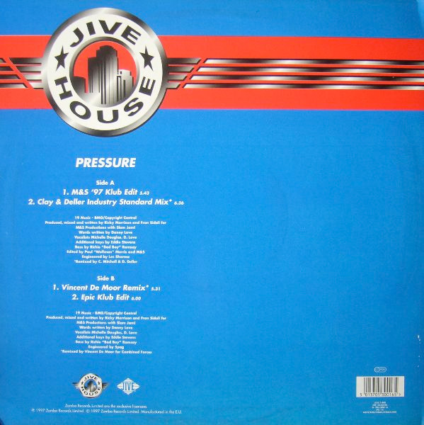 Urban Spirits - Pressure | Jive House (JIVE T 440) - 2