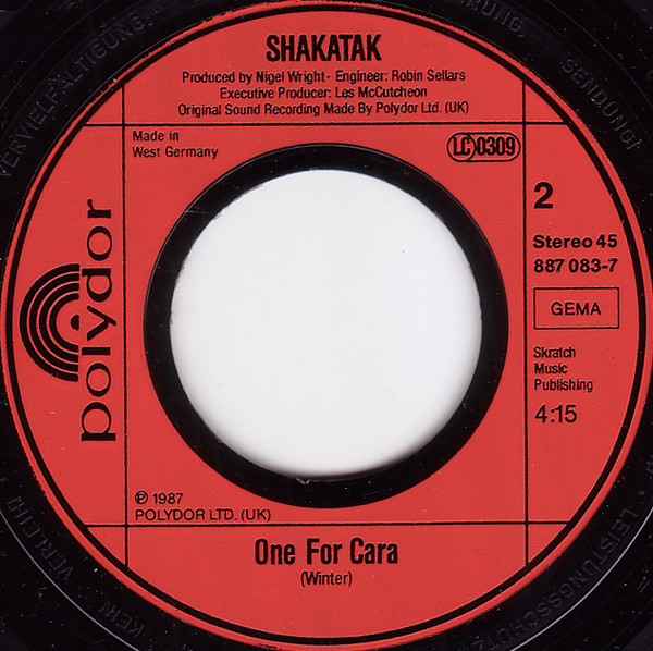 Shakatak - Mr. Manic & Sister Cool | Polydor (887 083-7) - 4
