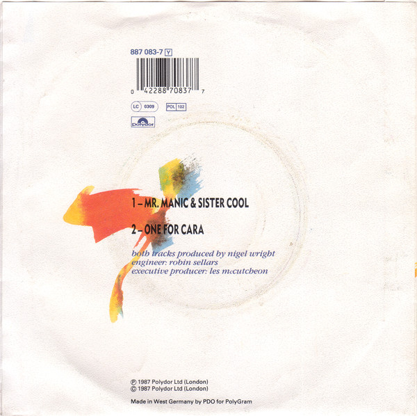 Shakatak - Mr. Manic & Sister Cool | Polydor (887 083-7) - 2