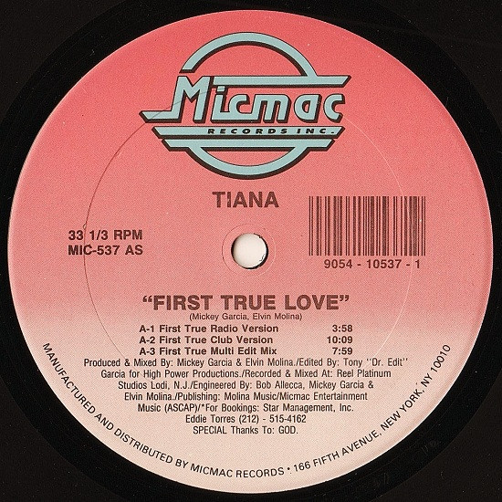 Tiana - First True Love | Micmac Records, Inc. (MIC-537) - main