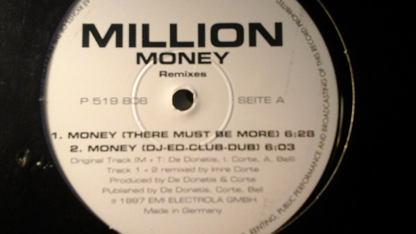 Million - Money (Remixes) | EMI Electrola (P 519 808) - 2 Million - Money (Remixes) | EMI Electrola (P 519 808) - 2