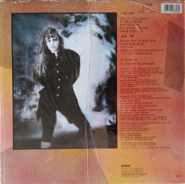 Taylor Dayne - Tell It To My Heart | Arista (208 898) - 2