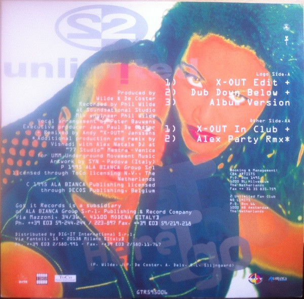 2 Unlimited - Here I Go | Got It (GTR 595006) - 2 2 Unlimited - Here I Go | Got It (GTR 595006) - 2