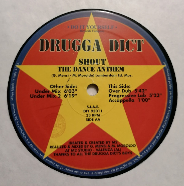 Drugga Dict Shout - The Dance Anthem | Do It Yourself (DIY 95011) - 4