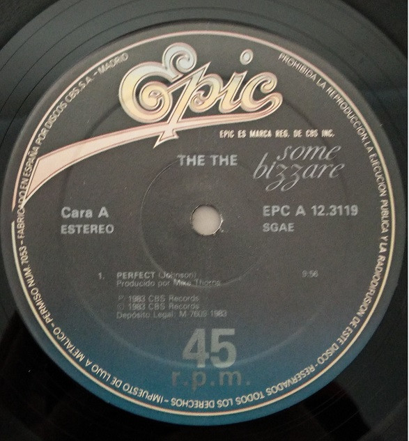 The The - Perfect | Epic (EPC A 12.3119) - 3
