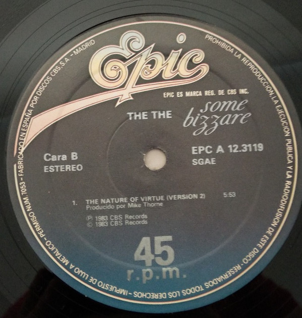 The The - Perfect | Epic (EPC A 12.3119) - 4