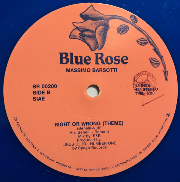 Massimo Barsotti - Right Or Wrong | Blue Rose (SR 00200) - 3