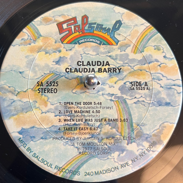 Claudja Barry - Claudja | Salsoul Records (SA 5525) - 3