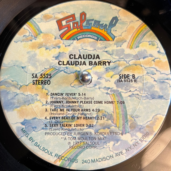 Claudja Barry - Claudja | Salsoul Records (SA 5525) - 4