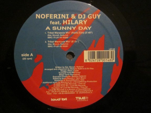 Noferini & DJ Guy Feat. Hilary - A Sunny Day | Loud Bit Records (LB148) - main Noferini & DJ Guy Feat. Hilary - A Sunny Day | Loud Bit Records (LB148) - main