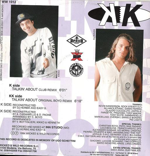 K K - Talkin' About (Remix) | Wicked & Wild Records (WW 1012) - 2 K K - Talkin' About (Remix) | Wicked & Wild Records (WW 1012) - 2