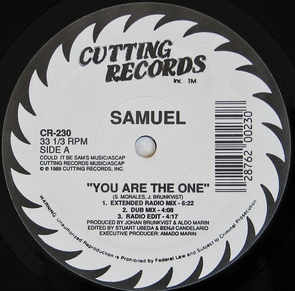 Samuel Morales - You Are The One | Cutting Records (CR-230) - 3