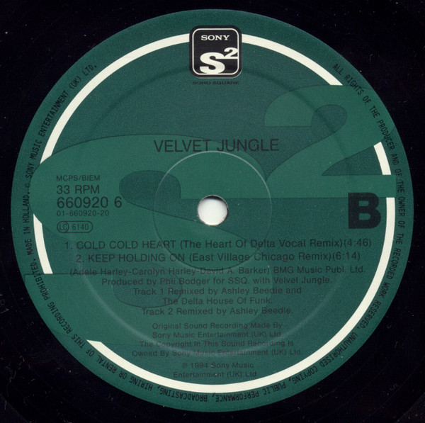 Velvet Jungle - Cold Cold Heart | Sony Soho Square (660920 6) - 4