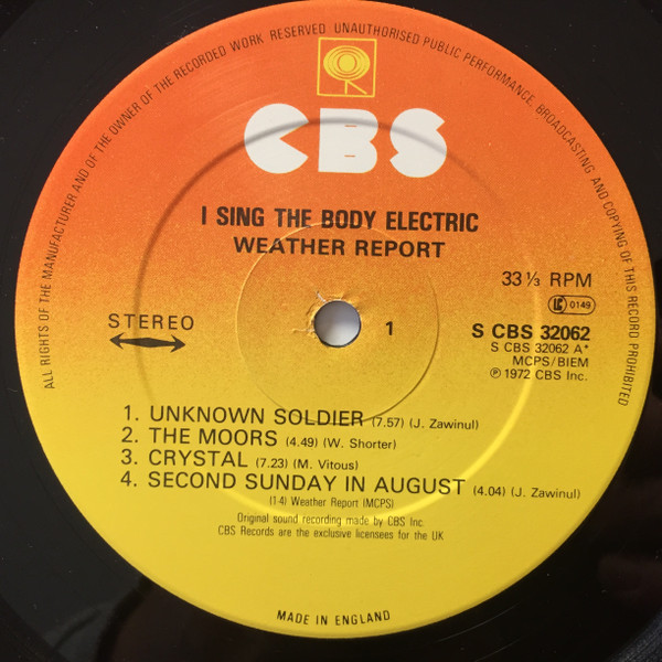 I Sing The Body Electric
