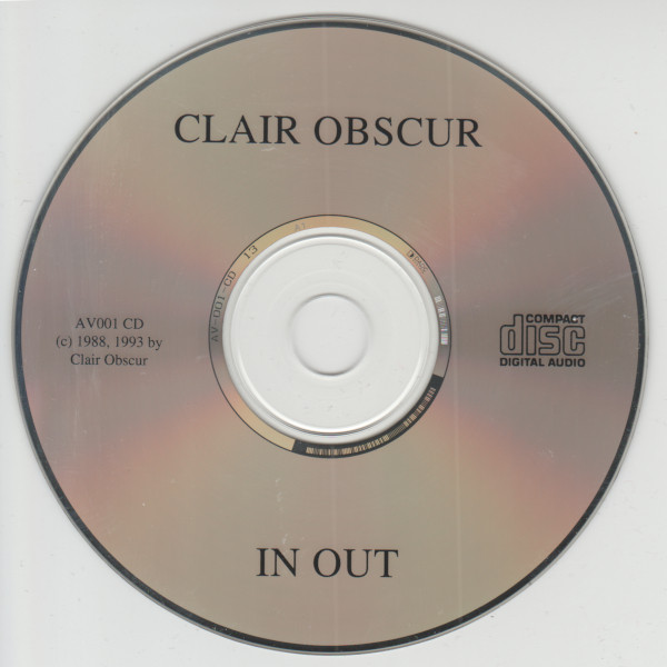 Clair Obscur - In Out | Apocalyptic Vision (AV 001 CD) - 3