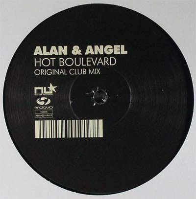 Alan & Angel - Hot Boulevard | Nustar Records (NU 015) - main