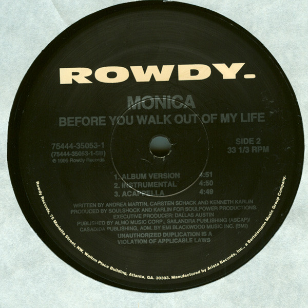 Monica - Like This And Like That | Rowdy Records (75444-35053-1) - 4