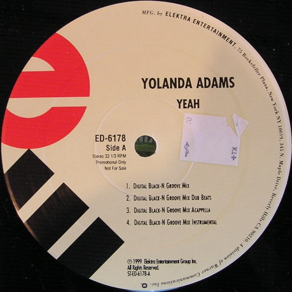 Yolanda Adams - Yeah | Elektra (ED 6178)