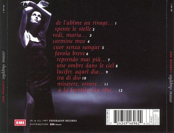 Emma Shapplin - Carmine Meo | EMI (7243 8 23838 2) - 2