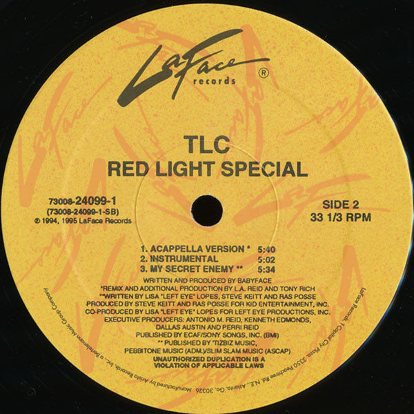 TLC - Red Light Special | LaFace Records (73008-24099-1) - 4