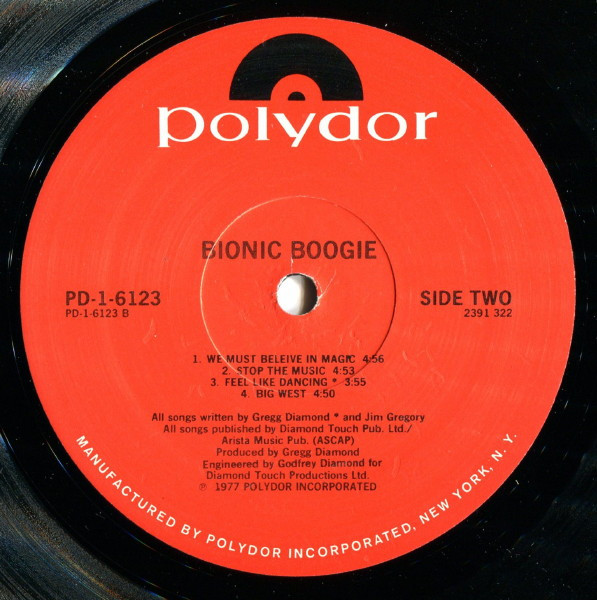 Bionic Boogie - Bionic Boogie | Polydor (PD-1-6123) - 4