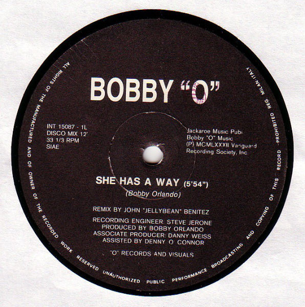 Bobby Orlando - She Has A Way | CGD (INT 15087) - 3