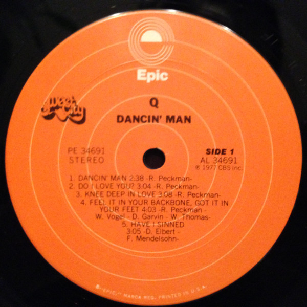 Q - Dancin' Man | Epic (PE 34691) - 3 Q - Dancin' Man | Epic (PE 34691) - 3