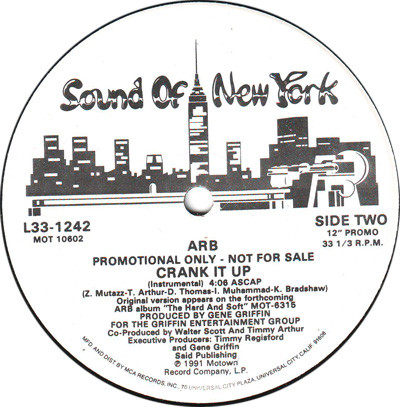 Arb - Crank It Up | Sound Of New York (L33-1242) - 2 Arb - Crank It Up | Sound Of New York (L33-1242) - 2