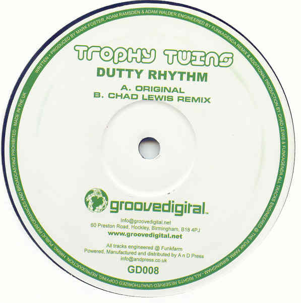 Trophy Twins - Dutty Rhythm | Groovedigital (GD008) - 2