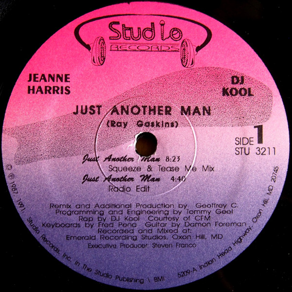 Jeanne Harris - Just Another Man | Studio Records (STU 3211) - main Jeanne Harris - Just Another Man | Studio Records (STU 3211) - main
