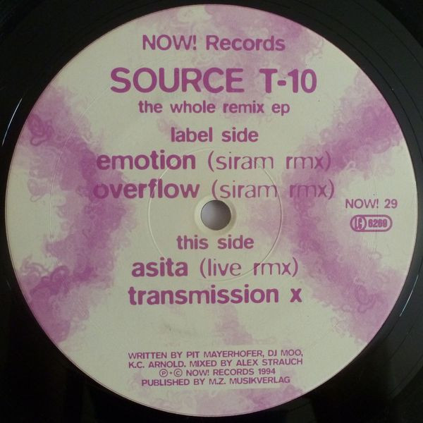 Source T-10 - The Whole Remix EP | NOW! Records (NOW! 29) - main Source T-10 - The Whole Remix EP | NOW! Records (NOW! 29) - main