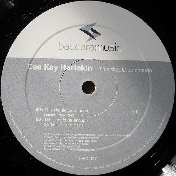 Cee Kay Harlekin - This Should Be Enough | Baccara:Music (BACC007) - 3