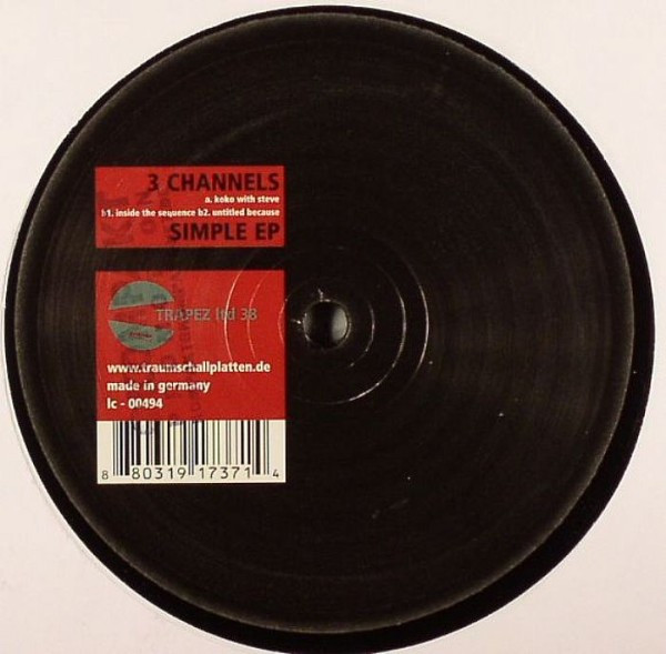 3 Channels - Simple EP | Trapez Ltd (Trapez LTD 38) - main 3 Channels - Simple EP | Trapez Ltd (Trapez LTD 38) - main