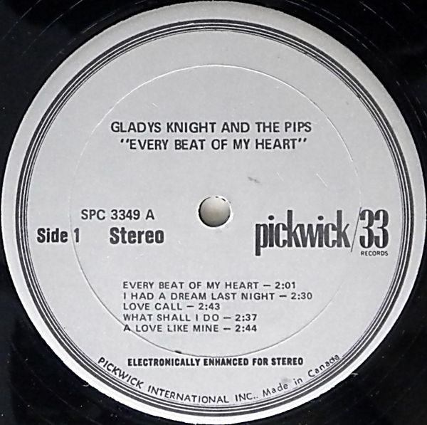 Gladys Knight & The Pips - Every Beat Of My Heart | Pickwick (SPC-3349) - 3 Gladys Knight & The Pips - Every Beat Of My Heart | Pickwick (SPC-3349) - 3