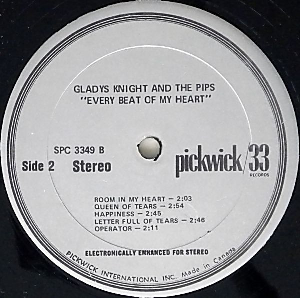 Gladys Knight & The Pips - Every Beat Of My Heart | Pickwick (SPC-3349) - 4 Gladys Knight & The Pips - Every Beat Of My Heart | Pickwick (SPC-3349) - 4